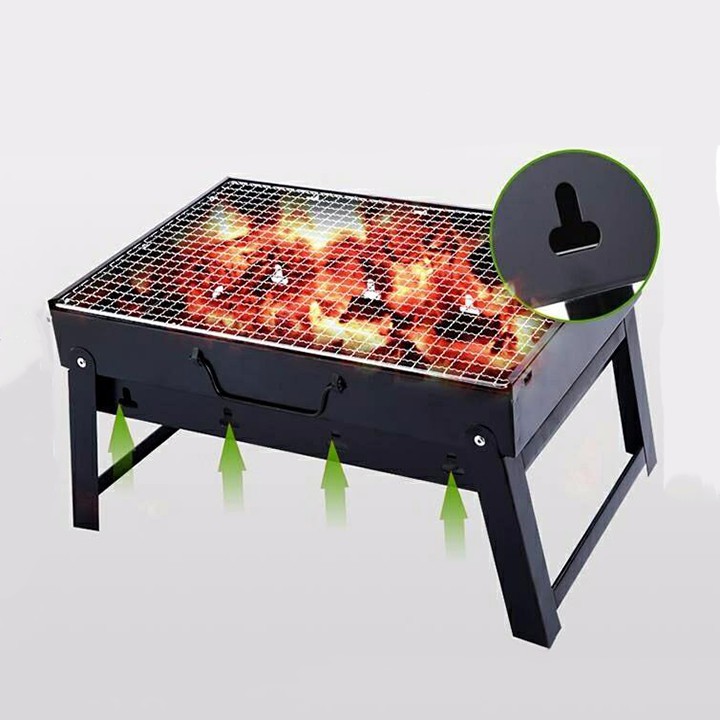 Bếp nướng than hoa không khói BBQ ngoài trời cao cấp