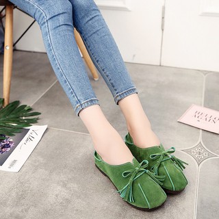 Giày lười da mềm cho nữ