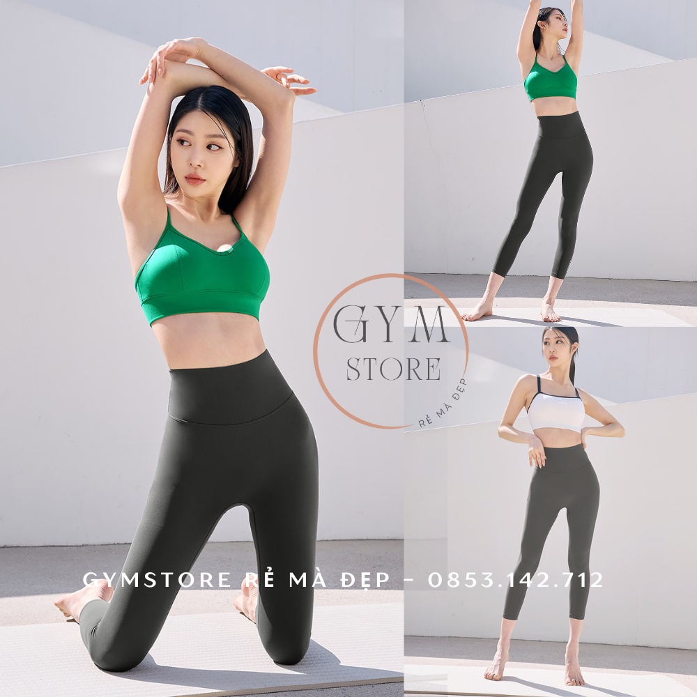 Quần Legging Lửng Tập YOGA Lưng Cao Đồ Tập Gym, Zumba, Aerobic Nữ Rẻ Mà Đẹp GYMSTORE 831