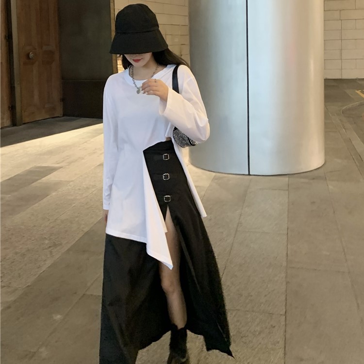 Ulzzang ( 얼짱) - CHÂN VÁY DÀI XẺ TÀ THỜI TRANG NỮ | BigBuy360 - bigbuy360.vn