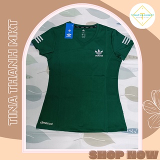 😍Áo thun tập yoga, gym chất liệu thun lạnh trơn bigsize Tina06