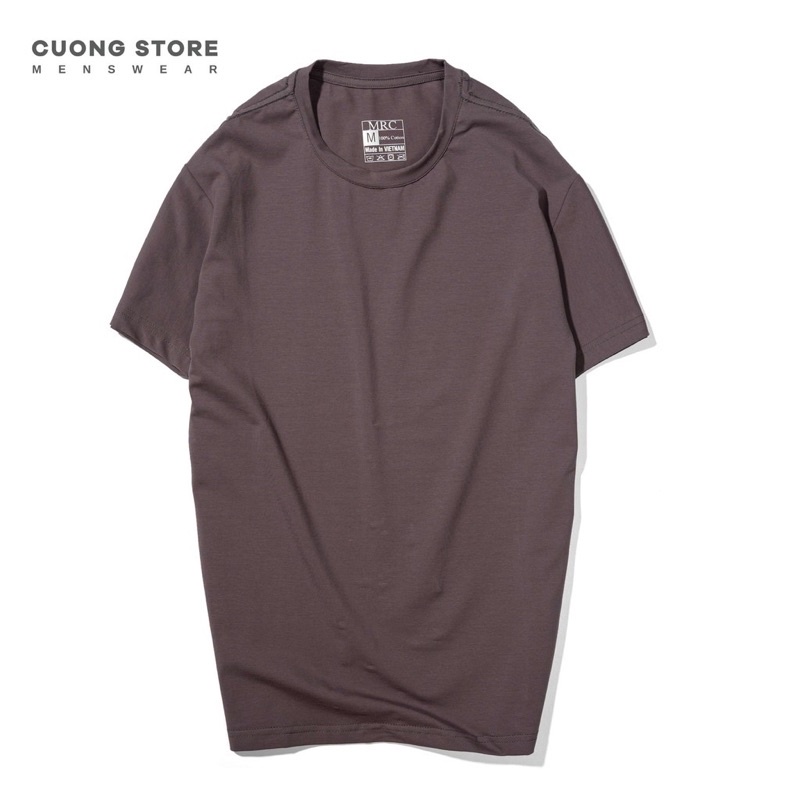 Áo thun nam cổ tròn vải cotton co giãn , dày dặn, dáng suông thoải mãi