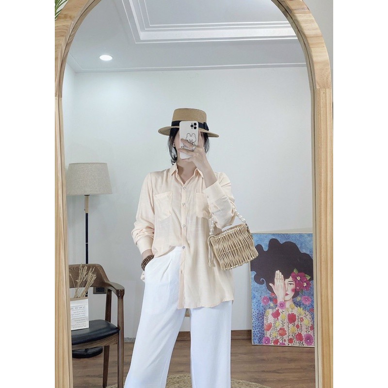 BÁN SỈ ÁO SƠ MI BSK 2 TÚI VNXK CHO NỮ