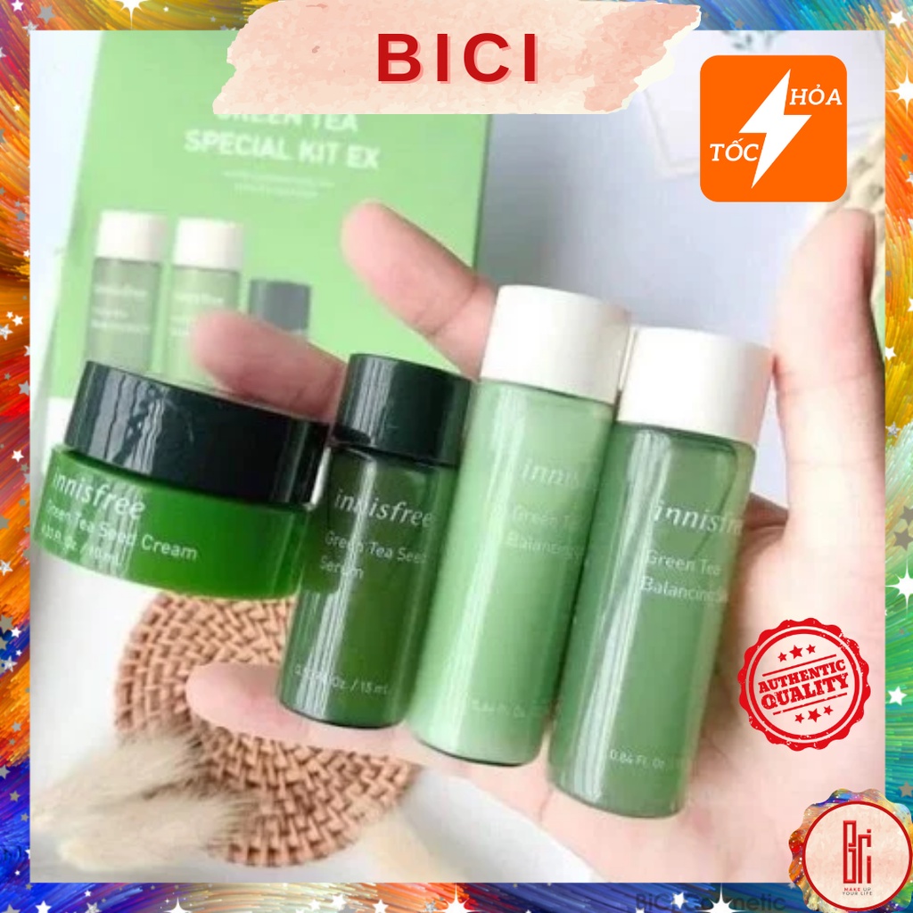 Bộ Kit Dưỡng Da Dùng Thử Innisfree Green Tea Special Kit EX