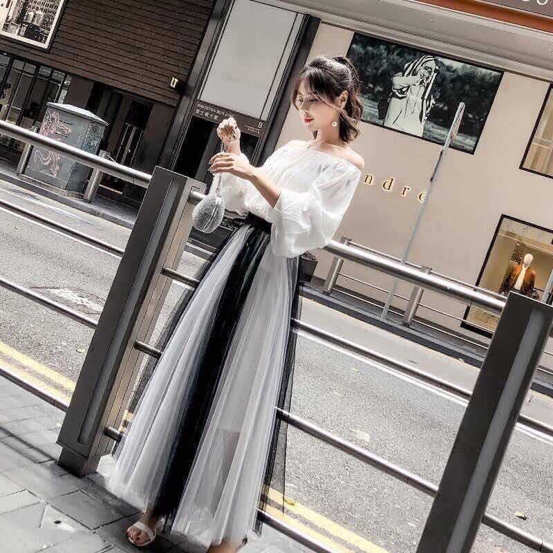 Chân váy lưới tutu phối màu Mới | BigBuy360 - bigbuy360.vn