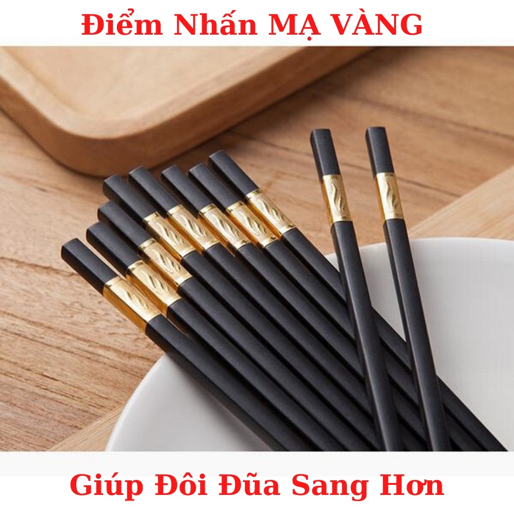FULL Hộp 10 ĐÔI đũa hoàng gia KHÔNG MỐC AN TOÀN SỨC KHỎE