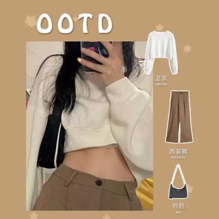 Áo tay dài dạng crop