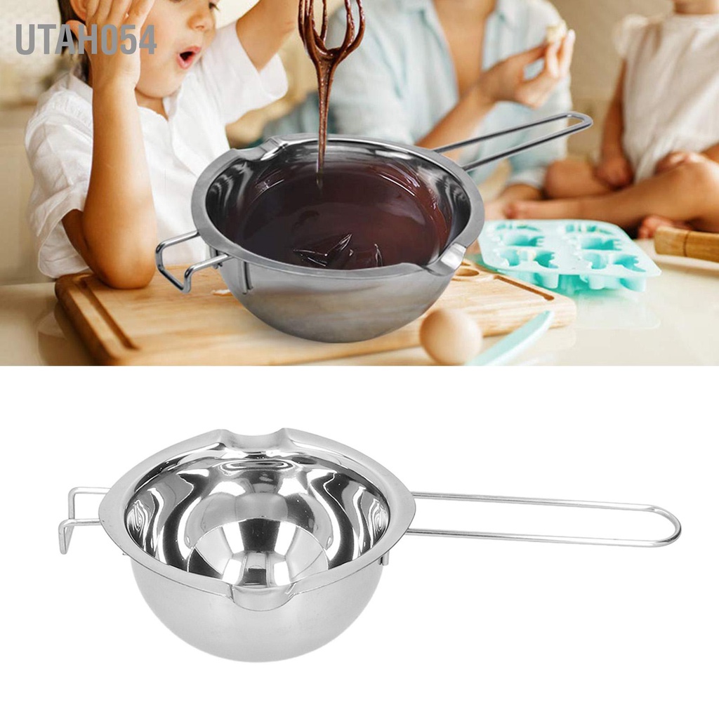 Nồi đun socola/ bơ/ nước đường/ Gelatin bằng thép không gỉ cho nhà hàng/ gia đình