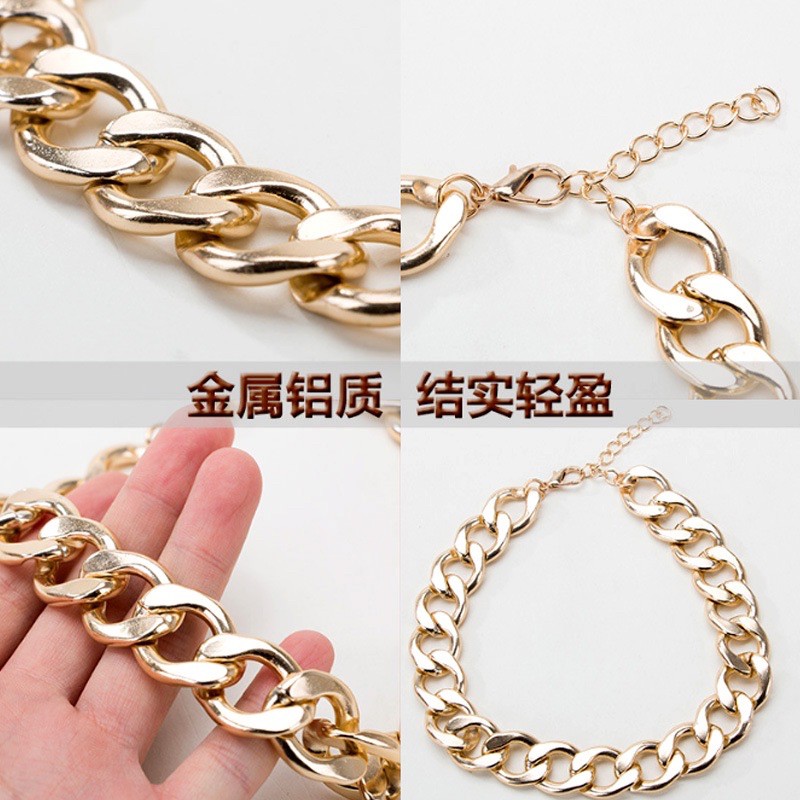 DÂY CHUYỀN XI MẠ VÀNG CHO CÚN MÈO DÀI 45cm