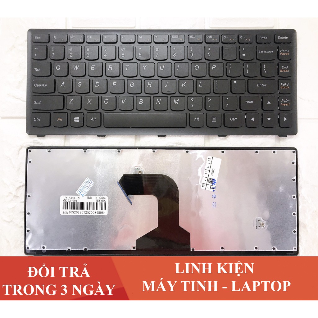 Bàn Phím Laptop Lenovo Ideapad S300 S400 S405 S410 S415 S435 S310 M30-70 S40-70 nhập khẩu