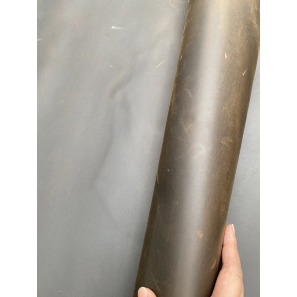 Da bò sáp ướt màu rêu