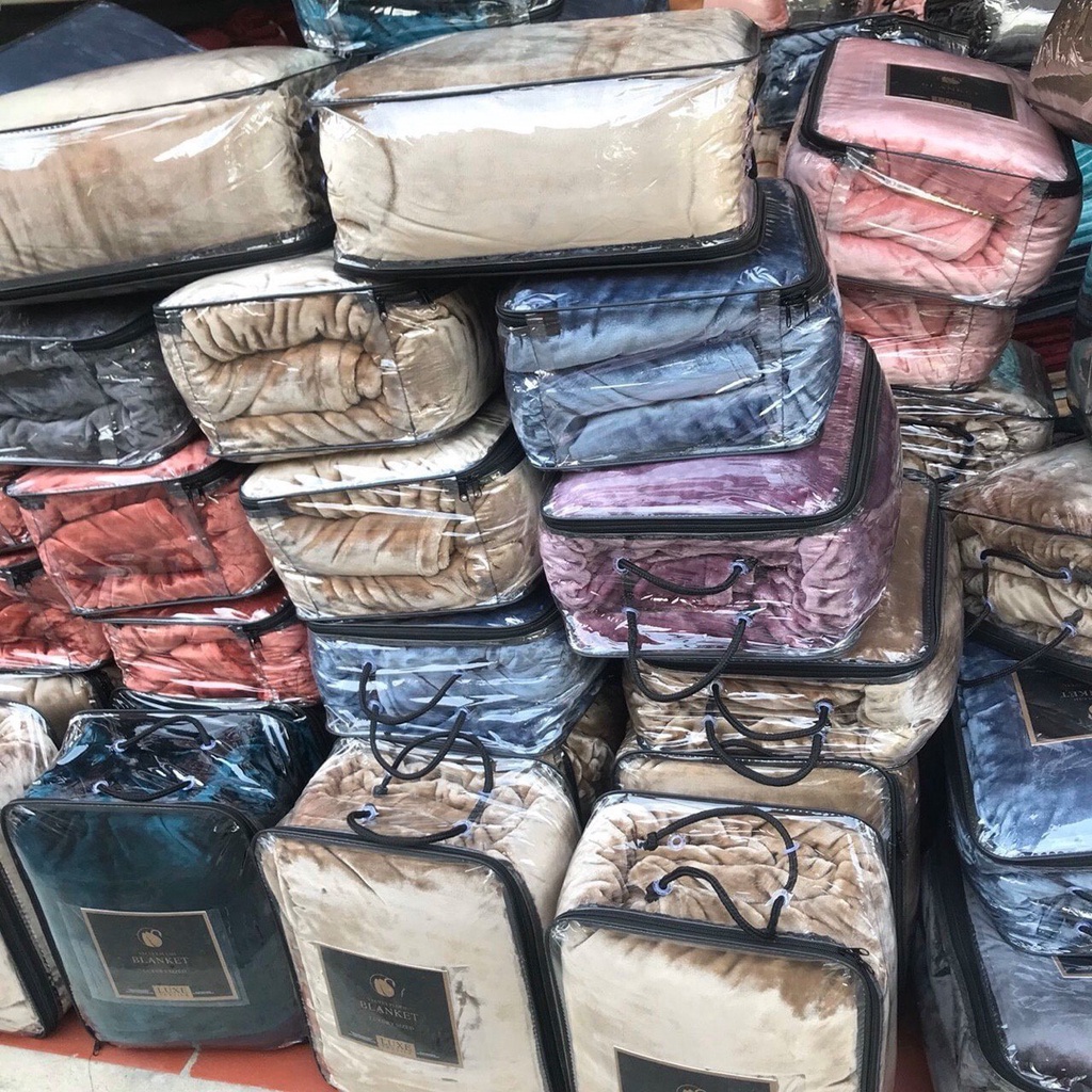 Chăn lông tuyết Blanket loại dày chính hãng siêu mềm mịn ấm ngay khi đắp