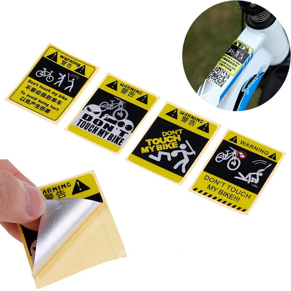 Nhãn Dán Cảnh Báo An Toàn Sáng Tạo Cho Xe Đạp
