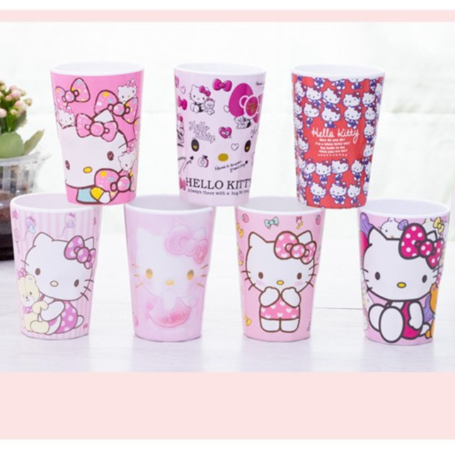 Cốc nhựa 350ml Hello Kitty KT069