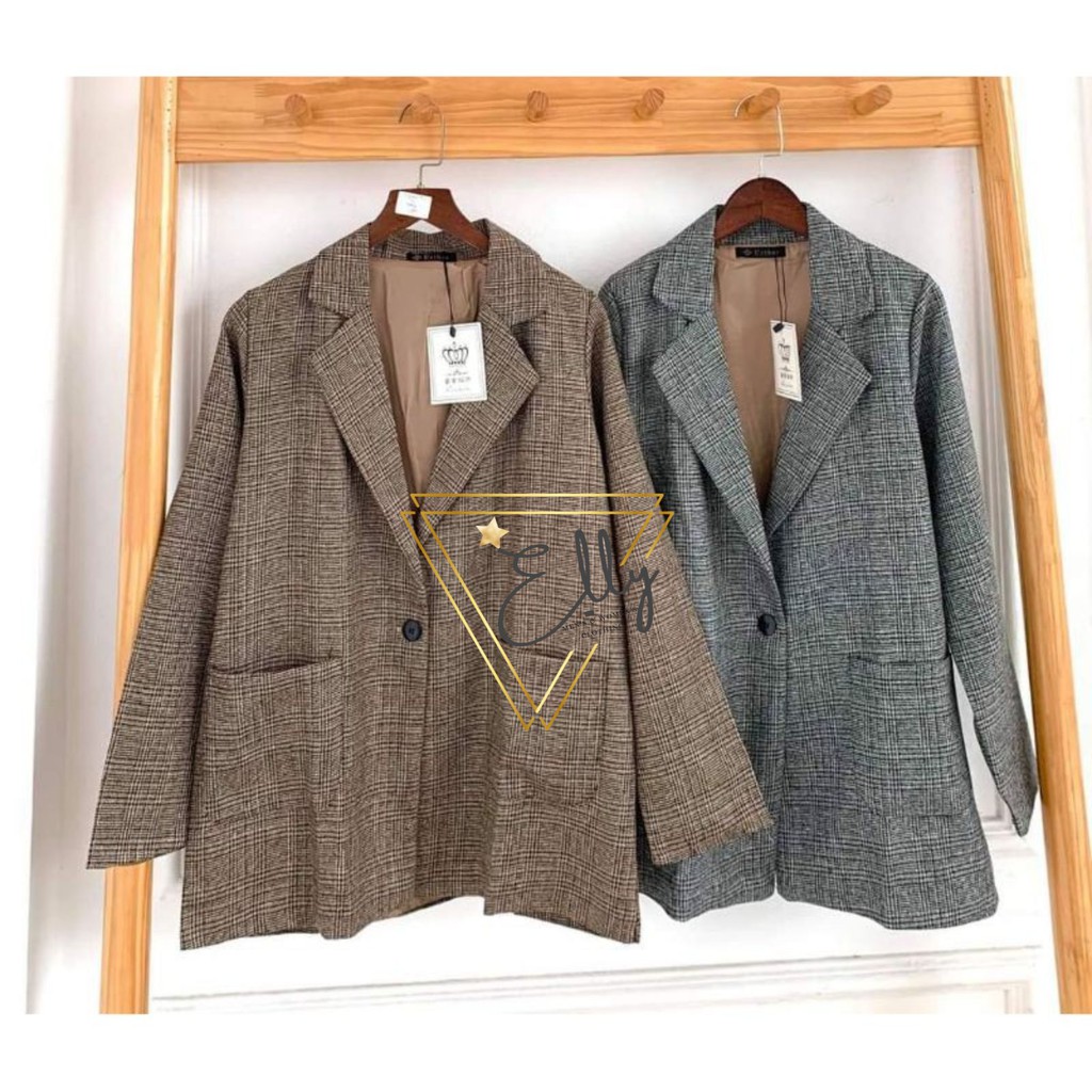 Áo Blazer trơn tay dài, áo vest Hàn Quốc | BigBuy360 - bigbuy360.vn