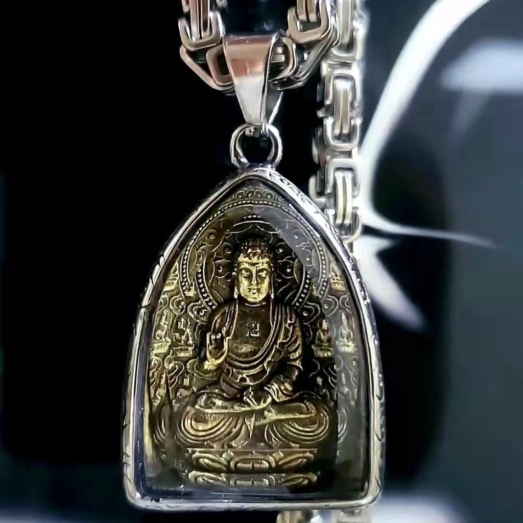 Dây Chuyền Thép Titan Mặt Hình Cung Hoàng Đạo Độc Đáo