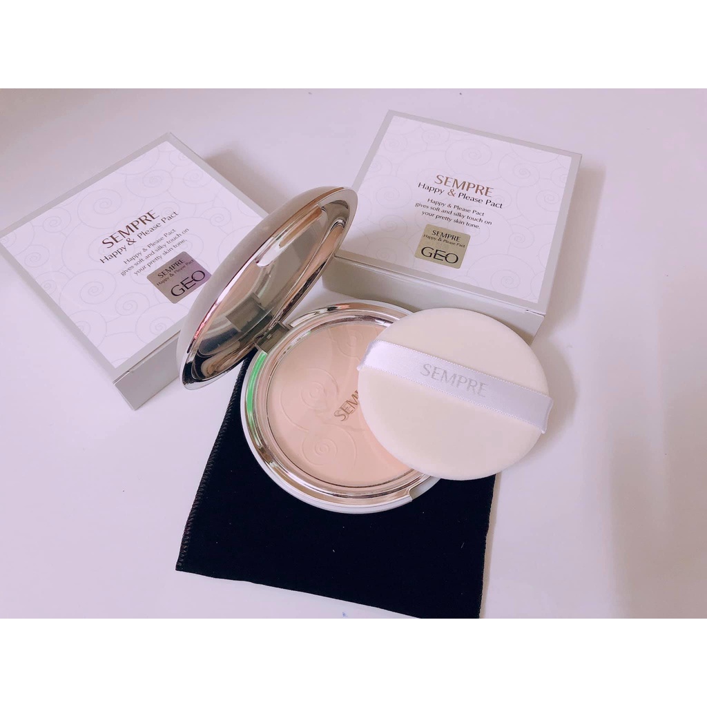 Phấn Phủ GEO SEMPRE Happy &amp; Please Pact 22g