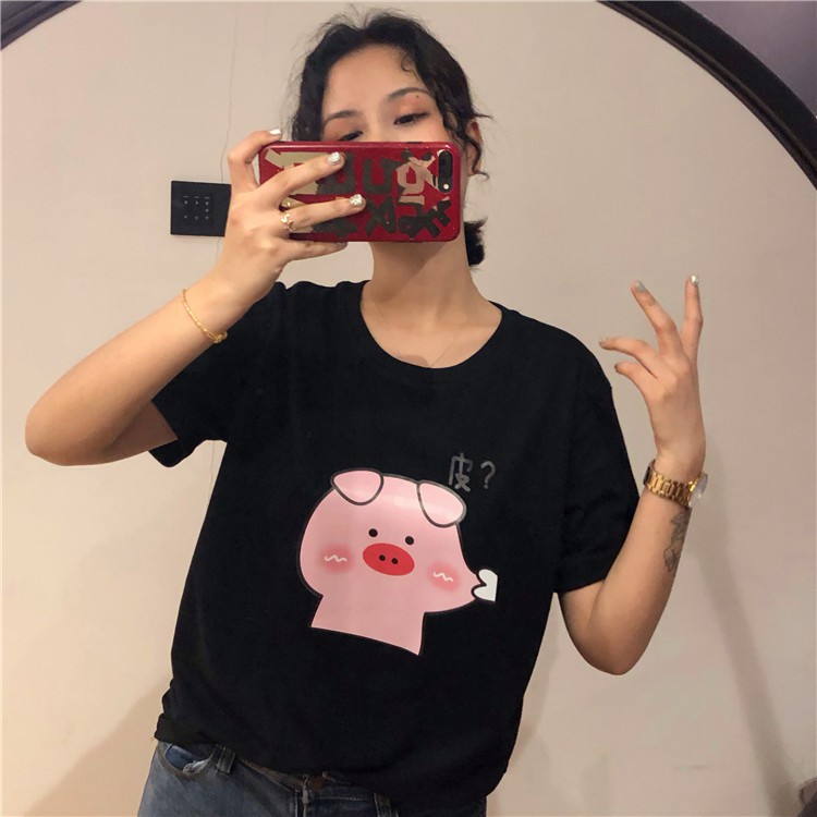 Áo thun unisex tay lỡ form rộngAH1485 dành cho nam nữ họa tiết thời trang