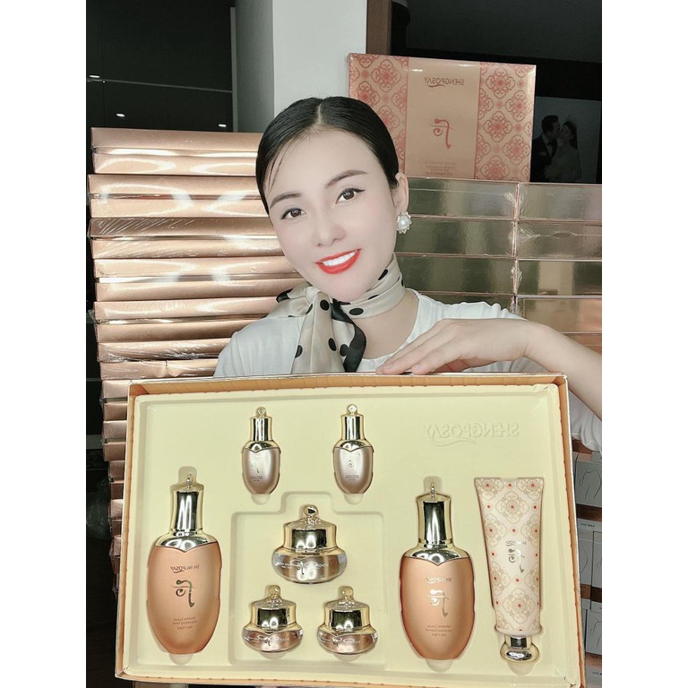 Bộ Mỹ Phẩm Shengposay Cao Cấp Hàn Quốc 7in1 Chính Hãng Phục Hồi Tái Tạo Làn Da Mờ Nám Tàn Nhan