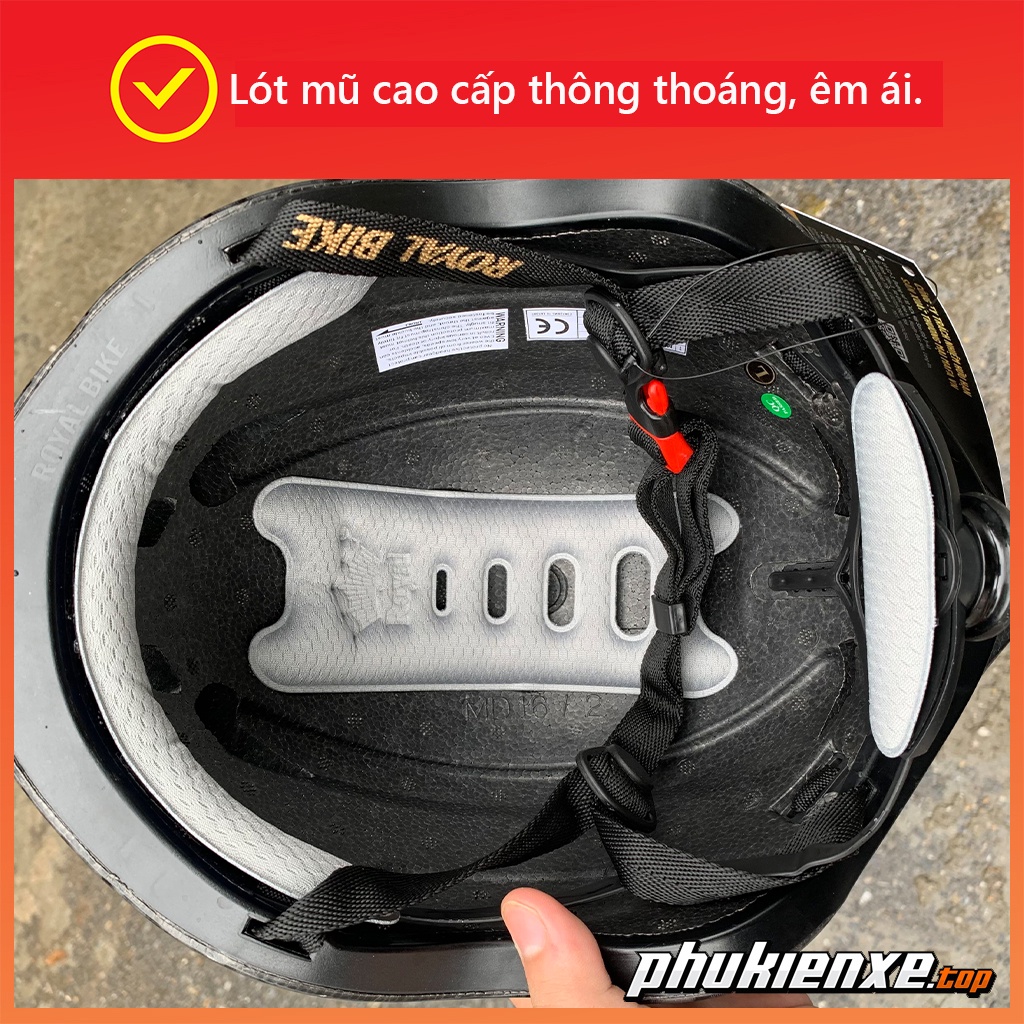 Mũ bảo hiểm xe đạp Royal MD16 kính hít, nón bảo hiểm xe đạp siêu nhẹ - PKX