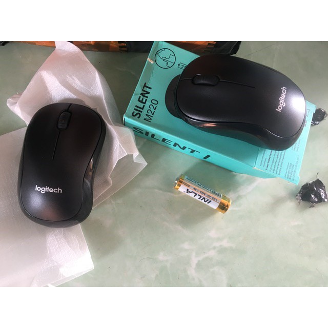 Chuột Không Dây Logitech M220 Silent - Không Gây Tiếng Ồn tặng pin