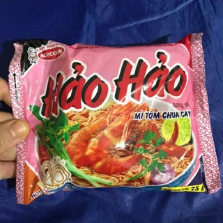 5 gói mì hảo hảo vị tôm chua cay gói 75g
