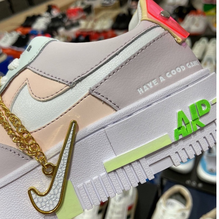 Giày Air Force 1 Low Pixel "Game On Team Up"