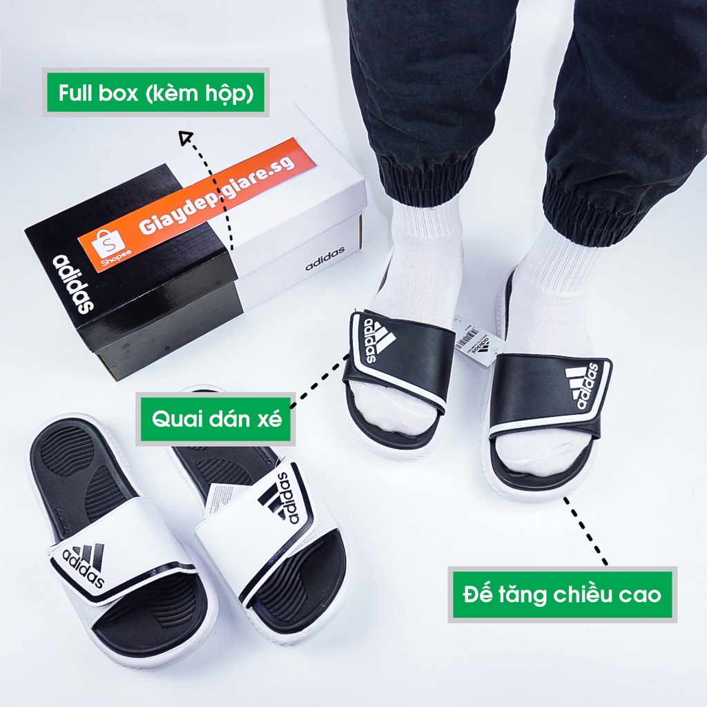Dép adidas Alphabounce nam  - quai ngang dán xé