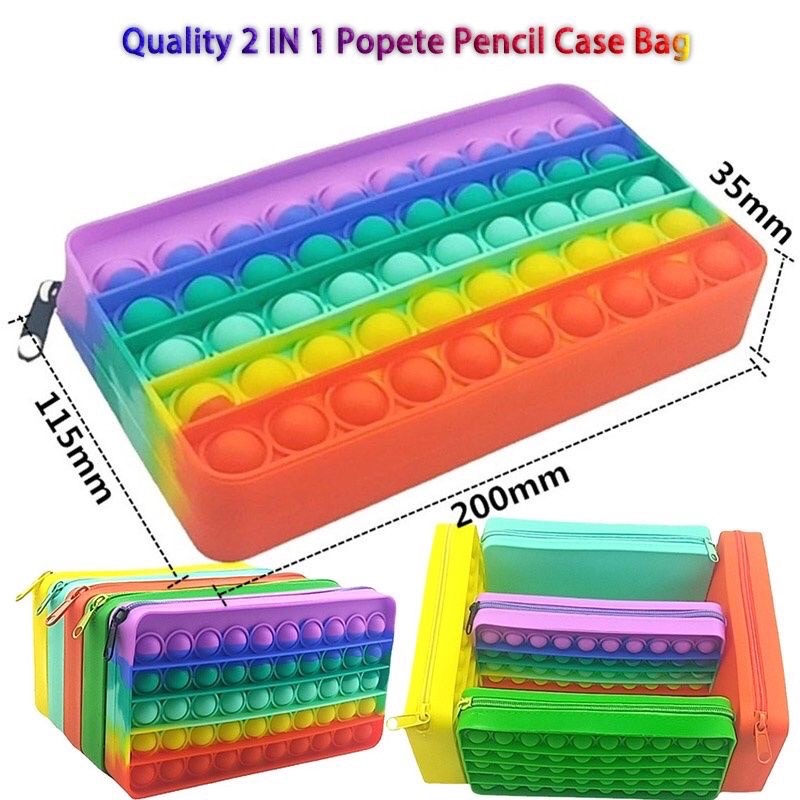 Hộp bút pop it tiện dụng