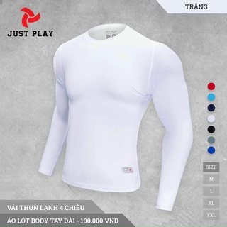 Áo lót thể thao, áo body tay dài, áo giữ nhiệt nam, áo thun giữ nhiệt nam - Chất thun 4 chều thách thức mọi thời tiết
