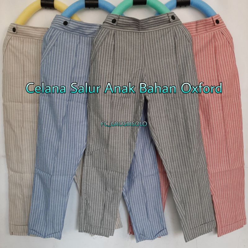Quần Baggy Chất Liệu Cotton OXFORD Cho Bé 8-12 Tuổi