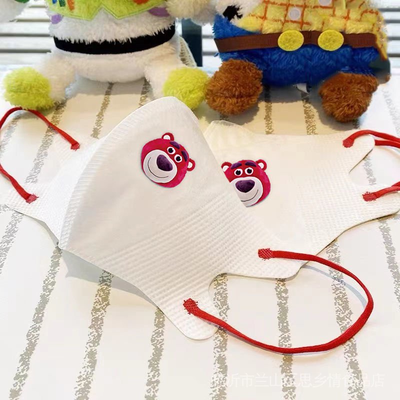 Set 10 Khẩu Trang 3D Dùng Một Lần Chống Bụi In Họa Tiết Ba Chiều Dễ Thương Cho Bé