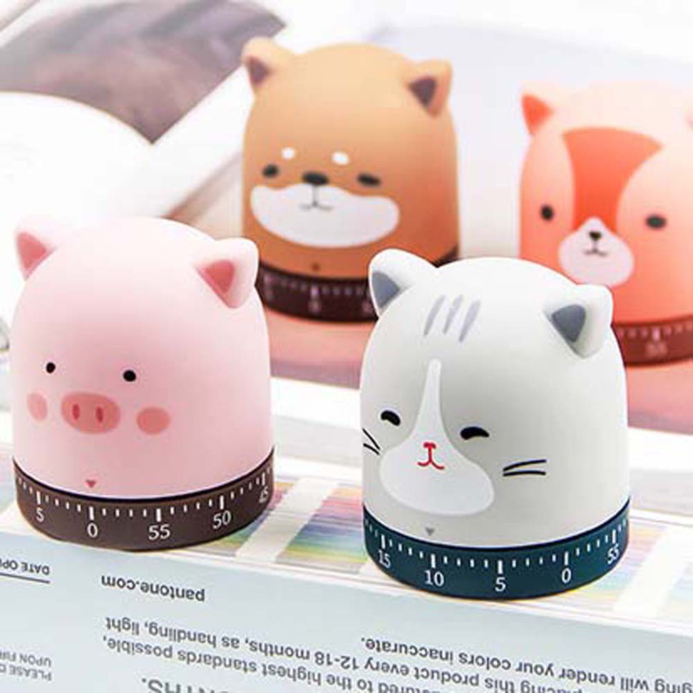 Đồng Hồ Hẹn Giờ Nấu Ăn 60 Phút Đa Năng Dễ Thương