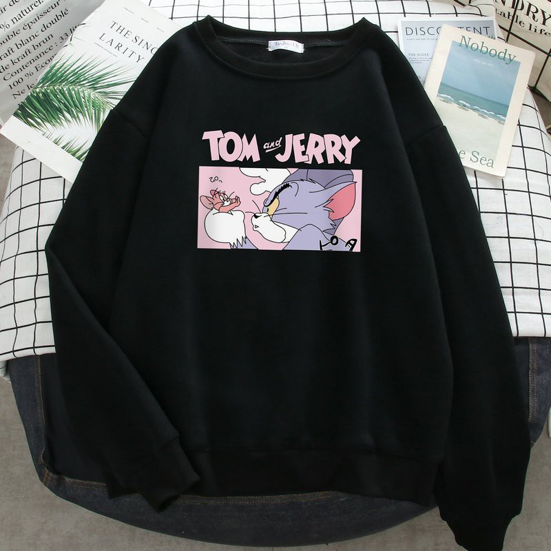 Áo Sweater Nữ Dáng Rộng In Chữ Phong Cách Hàn Quốc Năng Động Cho Nữ, Áo nỉ S54 | BigBuy360 - bigbuy360.vn