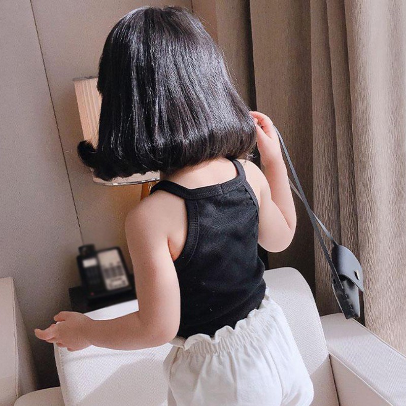 Áo Sát Nách In Chữ Thời Trang Mùa Hè Hàn Quốc Cho Bé Gái