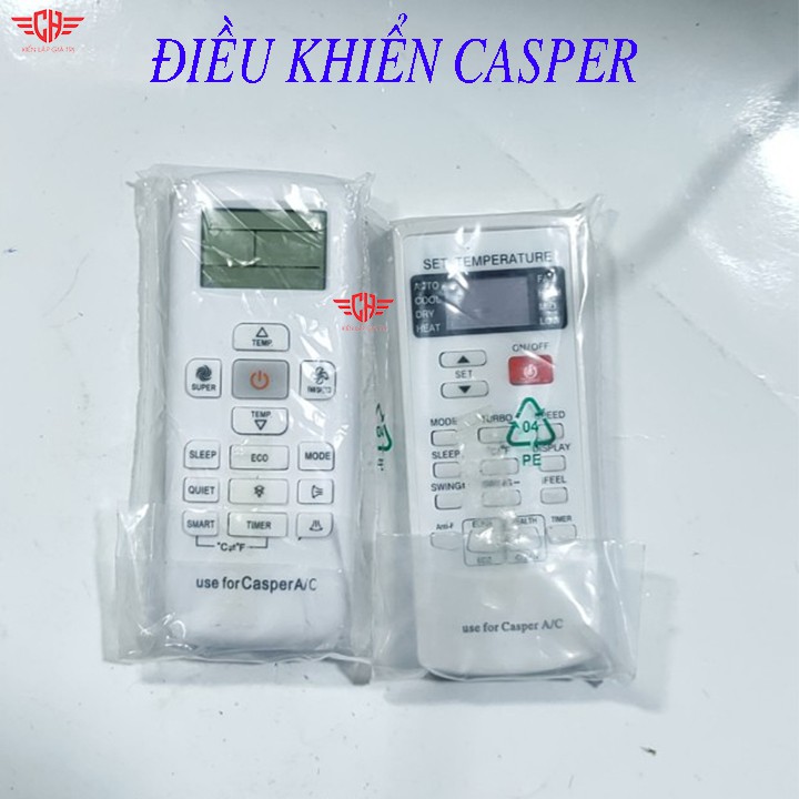 ĐIỀU KHIỂN ĐIỀU HÒA CASPER remotee máy lạnh casper