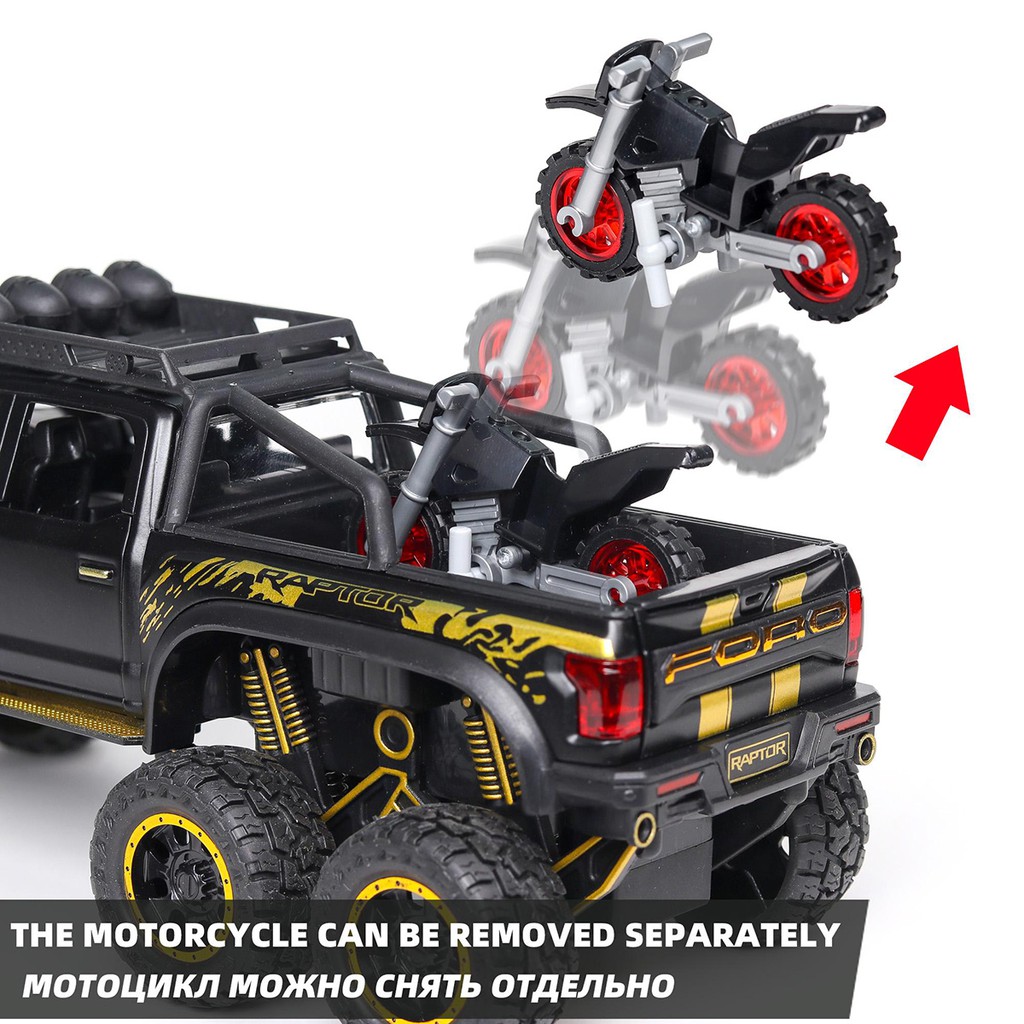 Mô Hình Xe Kim Loại Tỷ Lệ 1:24 Ford Raptor F150