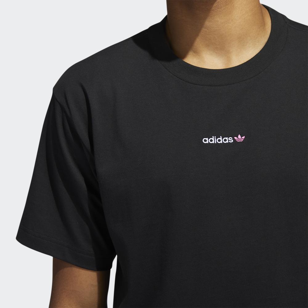 [Mã WABRD12 giảm 150K đơn 1 Triệu] adidas ORIGINALS Linear Logo Repeat Short Sleeve Tee Nam Màu đen GN7126 | BigBuy360 - bigbuy360.vn