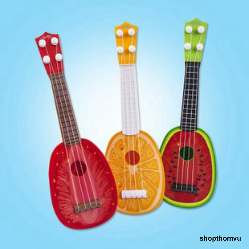 đàn ghi ta hình hoa quả - đàn ukulele trái cây