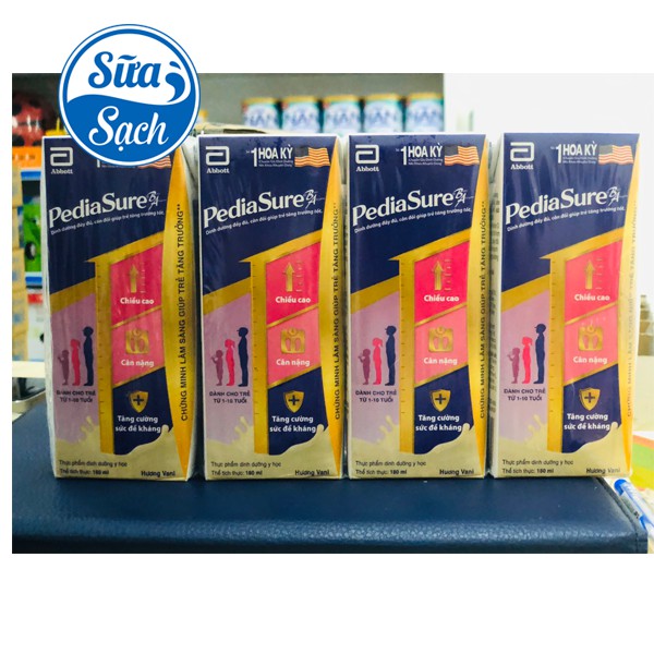 1 Thùng 48h Sữa pediasure nước pha sẵn 180 ml