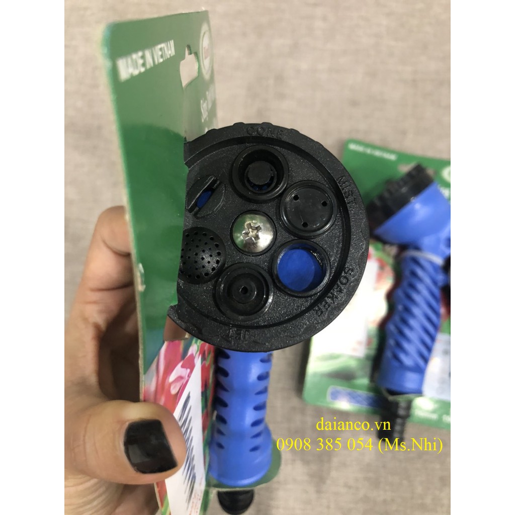 Vòi xịt nước tưới tiêu đa năng 6 chức năng tiện dụng- Hình thật, hàng sẵn