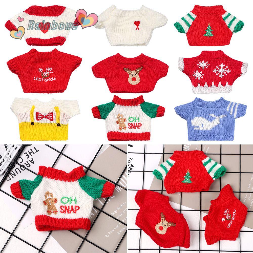 Trang phục áo len họa tiết động vật dễ thương cho búp bê