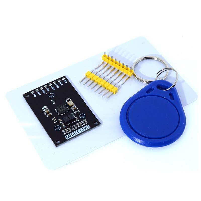 Set 1 Hoặc 2 Mô Đun RFID RC522 Mini Kit S50 13.56 Mhz 6cm Kèm Thẻ Ghi Và Đọc Cho Arduino Uno 2560