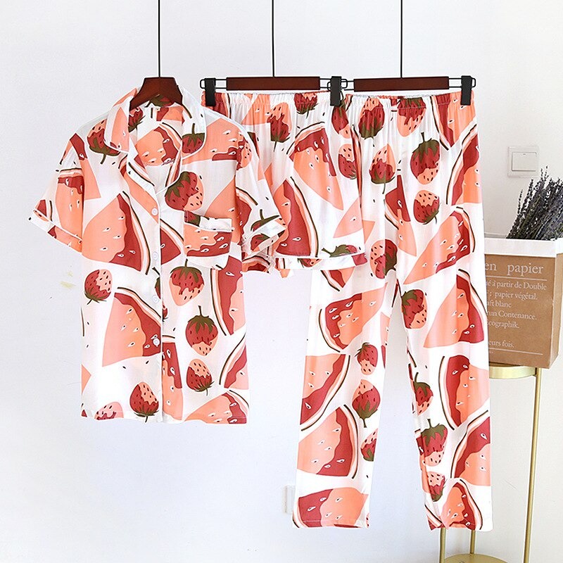 Pyjama Đồ Ngủ Mặc Nhà Họa Tiết PJ02