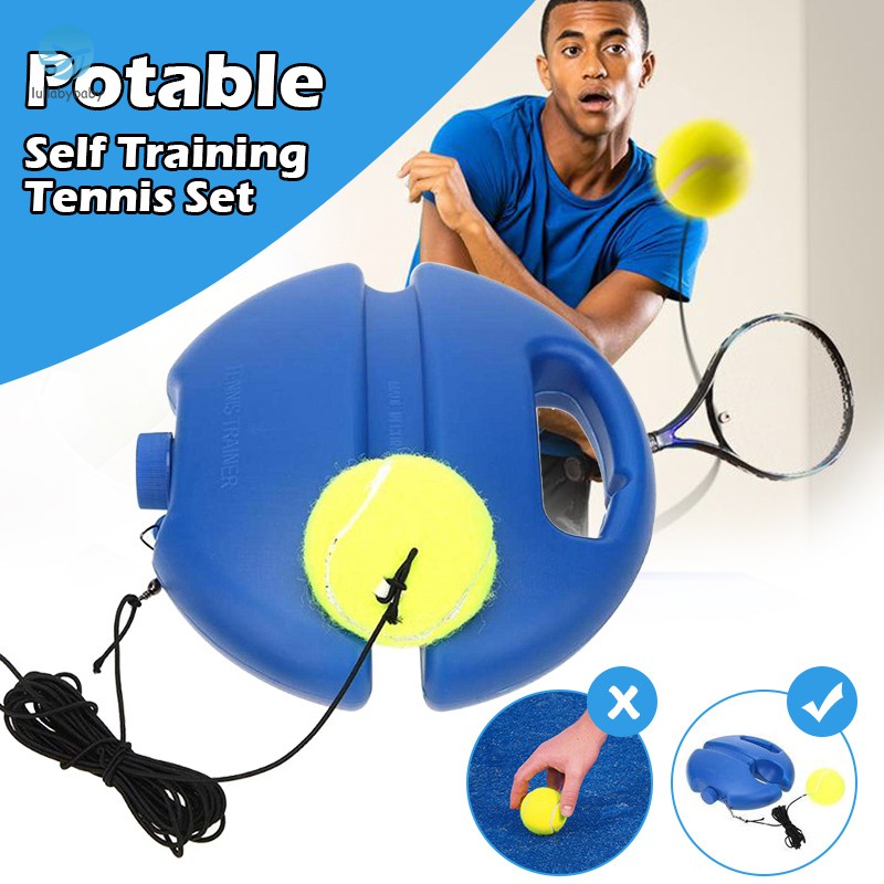 Intensive Tennis Trainer Tennis Practice Single Self-Study Training Rebound Tool