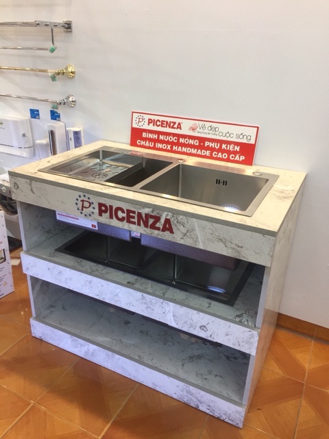 Chậu rửa bát đúc Picenza hàng chính hãng