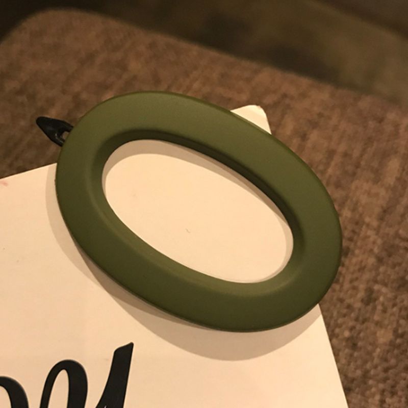 Kẹp Tóc Bằng Acrylic Màu Trơn Họa Tiết Hình Học Độc Đáo Thời Trang