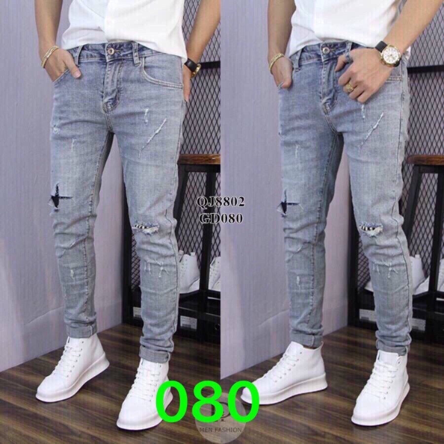 QUẦN JEANS NAM WASH CÁ TÍNH MS 080