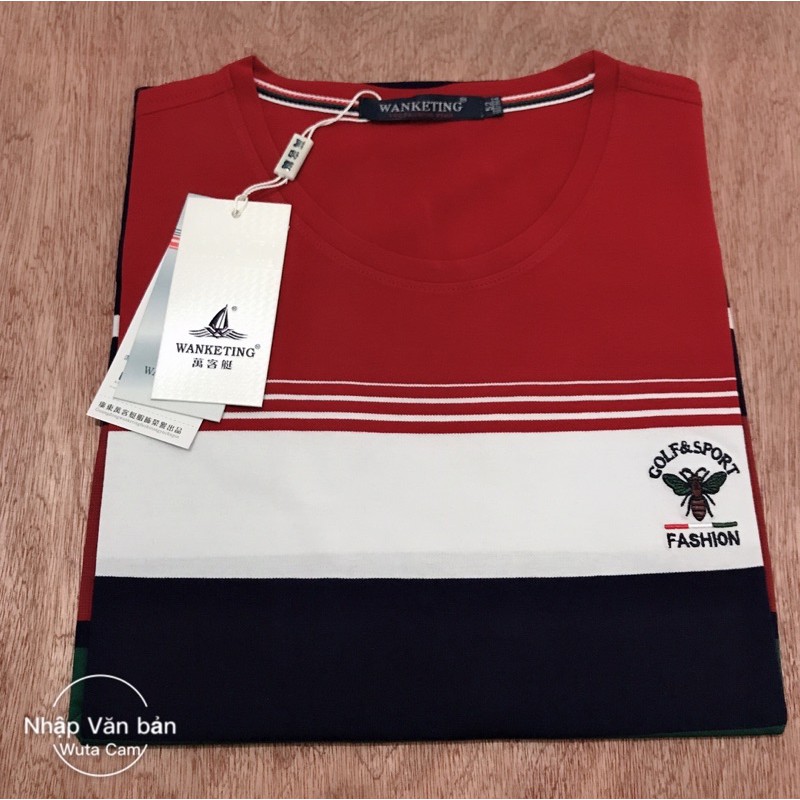 Áo thun cổ tròn nam trung niên
