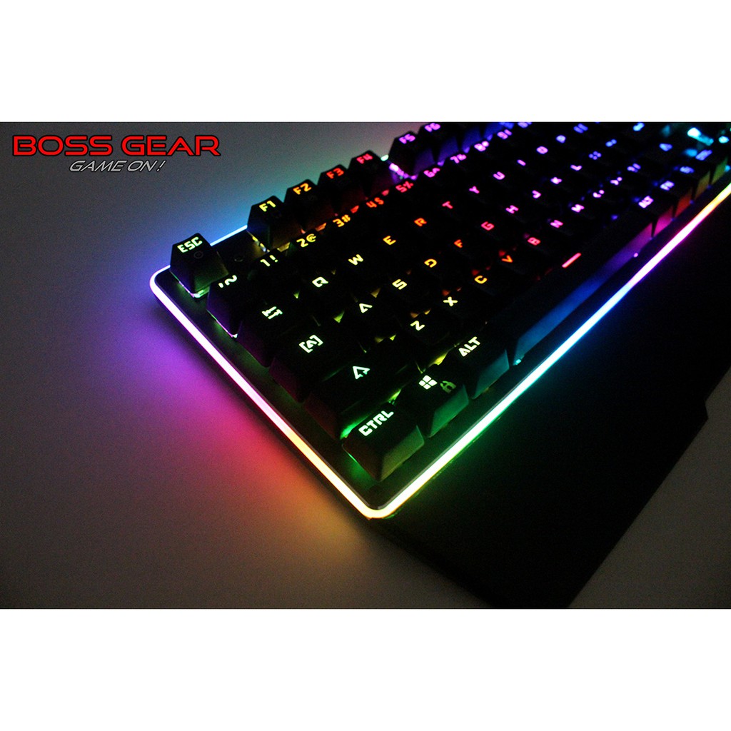 Bàn phím cơ EDRA EK308 RGB ( Switch quang chống nướcLED RGBBH 2 năm )